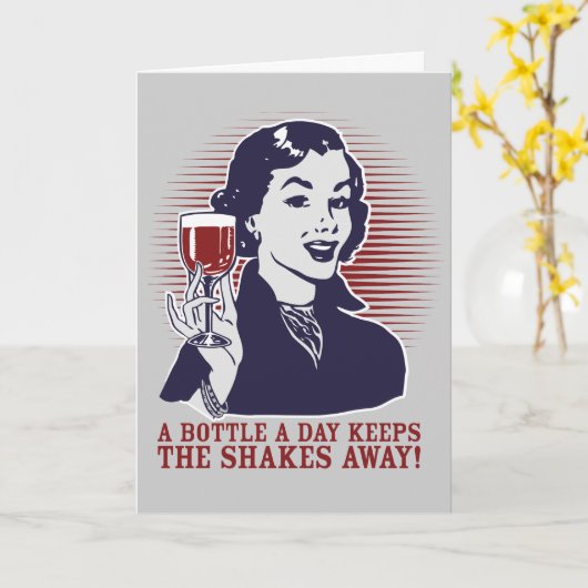 ボトル日のPersonalizableカード カード (黄色い花)