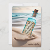 ボトル結婚の 招待状 (正面)