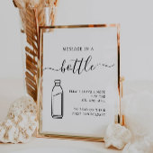 ボトル記号のメッセージ | の結婚ゲストブック 台座サイン