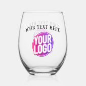 ボトル調和ステムレスワイングラス ステムなしワイングラス (正面)