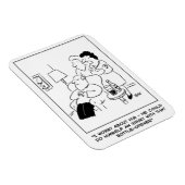 ボトル透かし器の傷害漫画 マグネット (右側)