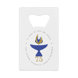 ボトル開口部（ロゴ付き） クレジットカード栓抜き