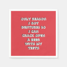 ボトル開歯ナプキン