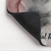 ボトル食べ物を与えズ生まれたばかりのレスキュー虎猫キッテン マウスパッド (コーナー)