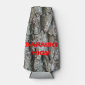 ボトル飲料クール木樹皮イメージ ボトルクーラー (正面)