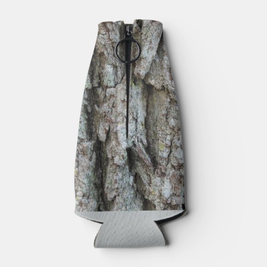 ボトル飲料クール木樹皮イメージ ボトルクーラー (裏面)