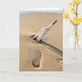 ボトル カード (黄色い花)