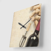 ボトル スクエア壁時計 (傾斜)