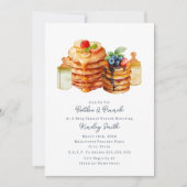 ボトル＋ブランチ ベイビーシャワー朝食 招待状 (正面)