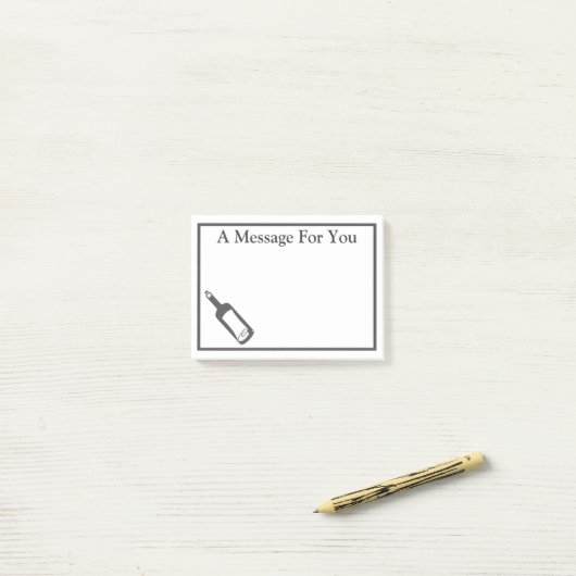 ボトル ポストイット (デスク上)