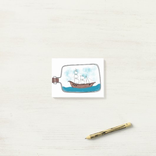 ボトル ポストイット (デスク上)