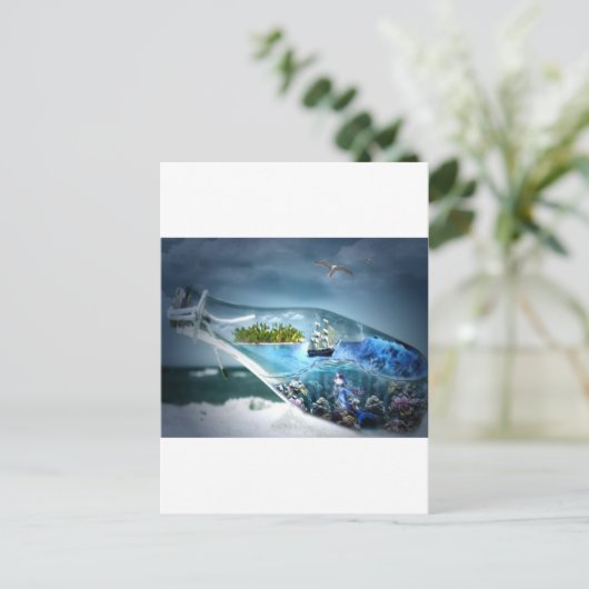 ボトル ポストカード (スタンド正面)