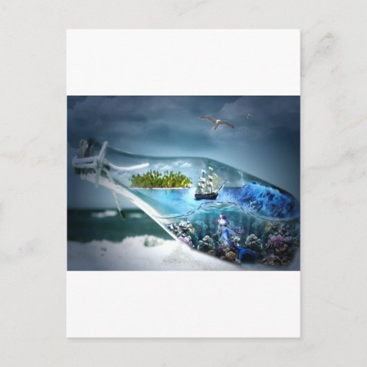 ボトル ポストカード (正面)