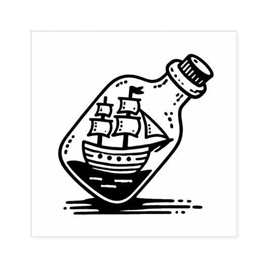 ボトル ラバースタンプ (インプリント)