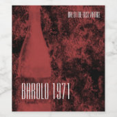 ボトル（ラベル付き） ワインラベル (シングルラベル)