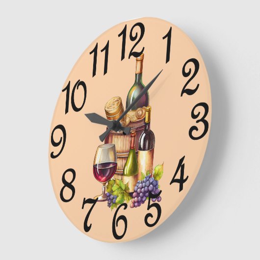 ボトル ラージ壁時計 (傾斜)