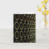 ボトル-空白のフォトカード カード (黄色い花)