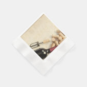 ボトル 縁ありカクテルナプキン (角)