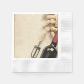 ボトル 縁ありカクテルナプキン (正面)