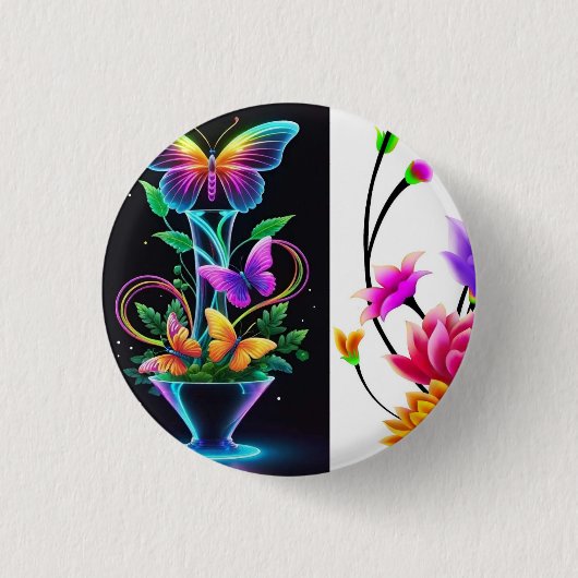 ボトル 缶バッジ (正面)