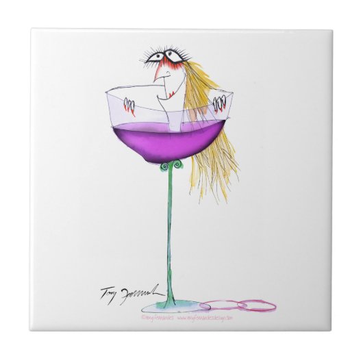 ボトル、贅沢なfernandesを持って来て下さい タイル (正面)