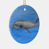 ボトレスドルフィン泳ぎ セラミックオーナメント (右)