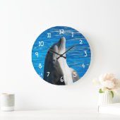 ボトレスドルフィン ラージ壁時計 (ホーム)