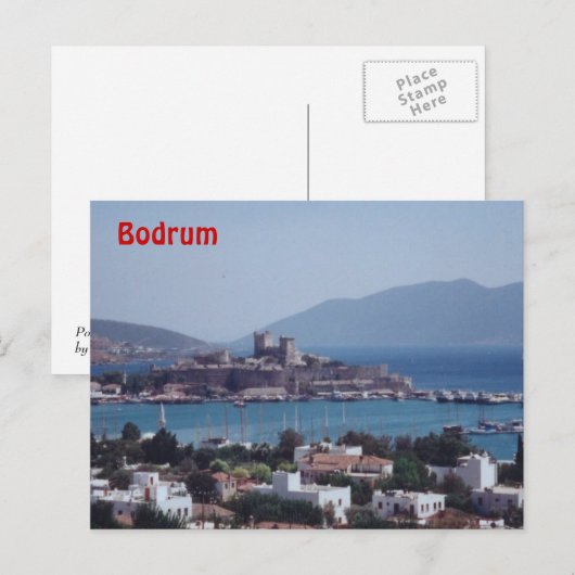 ボドゥム港 ポストカード (正面/裏面)
