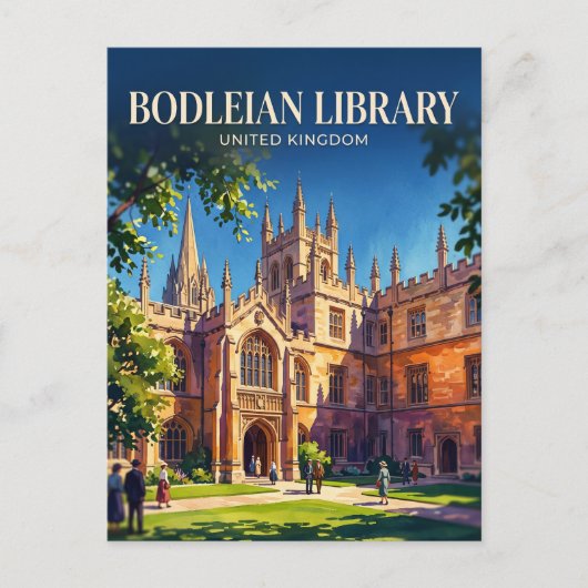 ボドリアン図書館 イギリス ポストカード (正面)