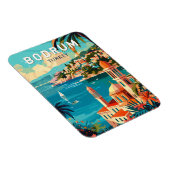 ボドルムターキートラベルアートヴィンテージ マグネット (右側)