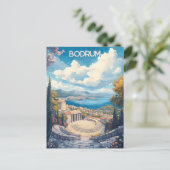 ボドルムトゥルキエへの旅行 ポストカード (スタンド正面)