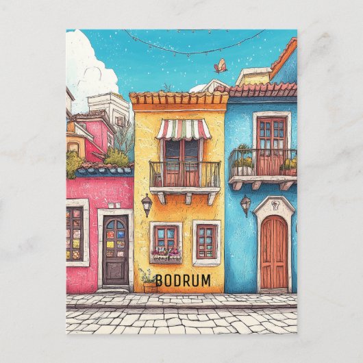 ボドルムトゥルキエ ポストカード (正面)