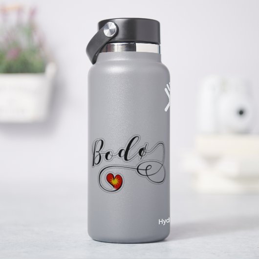 ボドー国旗ハート，ノルウェー，ボドー シール (HydroFlask)