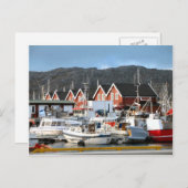 ボド、ハーバー ポストカード (正面/裏面)