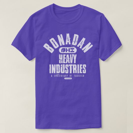ボナダン重工業 Tシャツ (デザイン正面)
