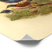 ボナパルテトヌナズウォレンブルーバードヴィンテージプリント ポスター (角)