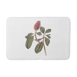 ボナパルトフライキャッチャーCanada Warbler Audubon Bird バスマット