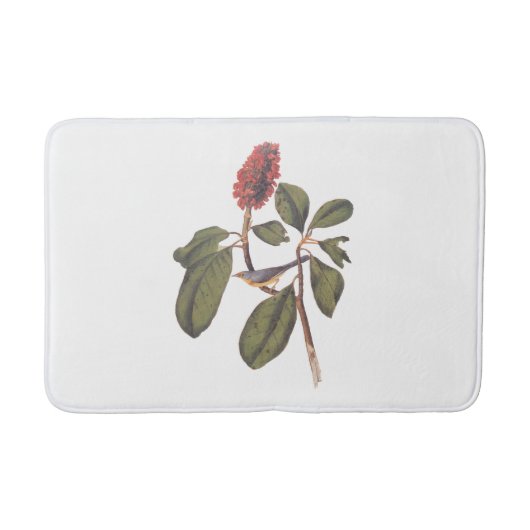 ボナパルトフライキャッチャーCanada Warbler Audubon Bird バスマット (正面)