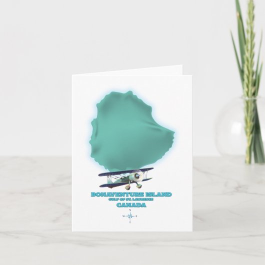 ボナベンチャーアイランドの地図 シーズンカード (正面)