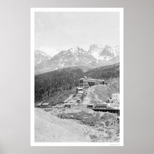 ボナンザコッパー鉱山アラスカ1916 ポスター (正面)