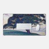 ボナヴェンチュアの松、油彩画、ポール・シニャック デスクマット (キーボード&マウス)