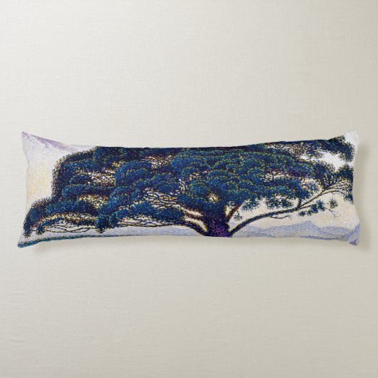 ボナヴェンチュアの松、油彩画、ポール・シニャック ボディピロー (正面)