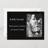 ボナヴェンチュア墓地の小さなグレシー ポストカード (正面/裏面)