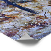 ボナー – 雪の中のイノシシ ポスター (角)