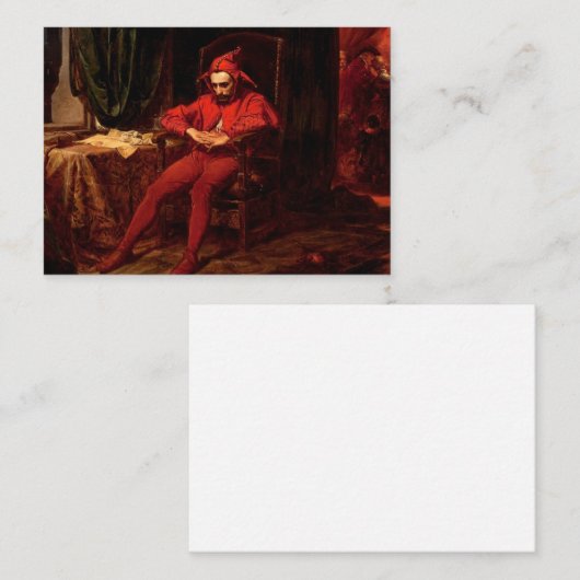 ボナ女王の宮廷でのボールの間のスタンチク ノートカード (正面/裏面)