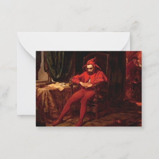 ボナ女王の宮廷でのボールの間のスタンチク ノートカード (正面)