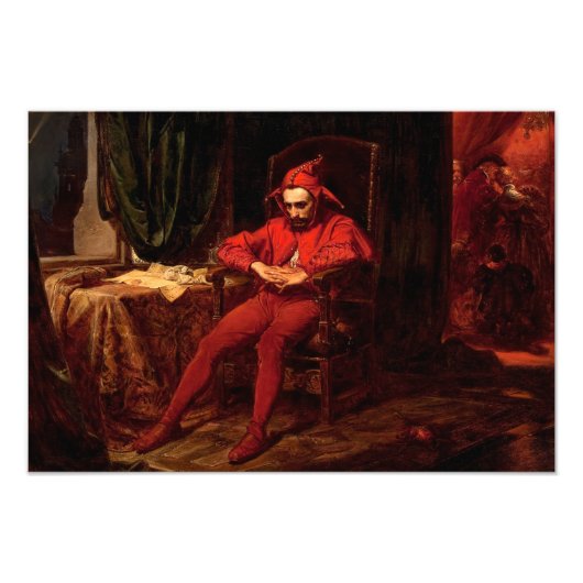 ボナ女王の宮廷でのボールの間のスタンチク フォトプリント            (正面)