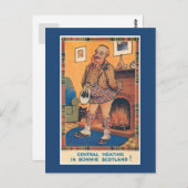ボニおもしろいー・スコットランドのヴィンテージ中心加熱 ポストカード (正面/裏面)