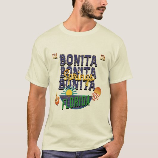 ボニタスプリングス, フロリダ Tシャツ (正面)