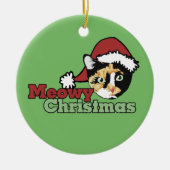 ボニタメリークリスマスニャーキャット セラミックオーナメント (正面)